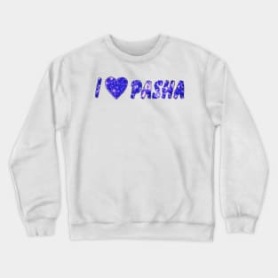 Ich liebe Pashanim Logo Crewneck Sweatshirt